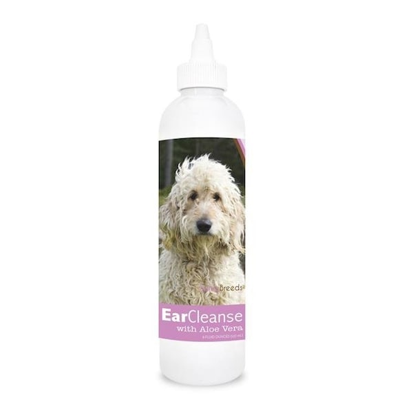 Healthy Breeds 840235107248 8 oz Goldendoodle Ear Cleanse with Aloe Vera Sweet Pea & Vanilla 840235107248 - main